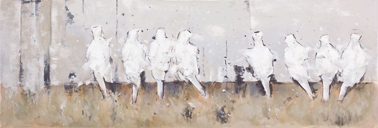 EIGHT PERCHED BIRDS Poster Print by Atelier B Art Studio - Item # VARPDXBEGANI105